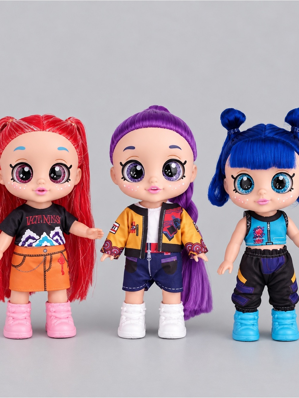 KPOP Demon Hunters Rumi Singing Doll – Music 5D Eyes Purple Hair Boxed Figure - Picture 4 of 11